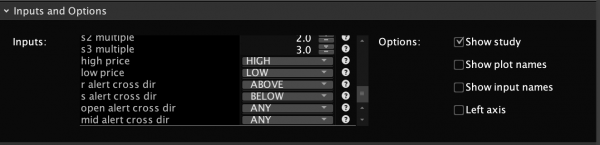 Premarket Range Indicator for Thinkorswim - Settings 3