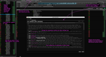 Thinkorswim Relative Strength TMO True Momentum Oscillator Scanner and Signals Column