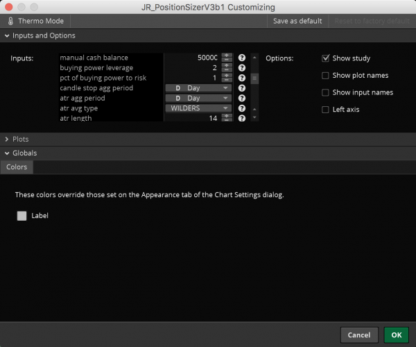 thinkorswim position sizer - options settings 1