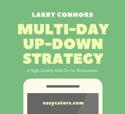 thinkorswim larry connors cumulative multi day up down trading strategy
