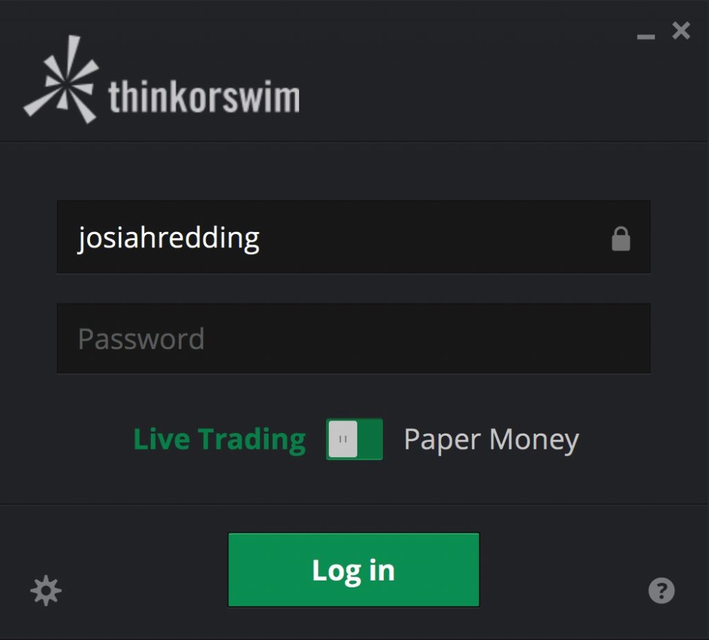 thinkorswim login td ameritrade